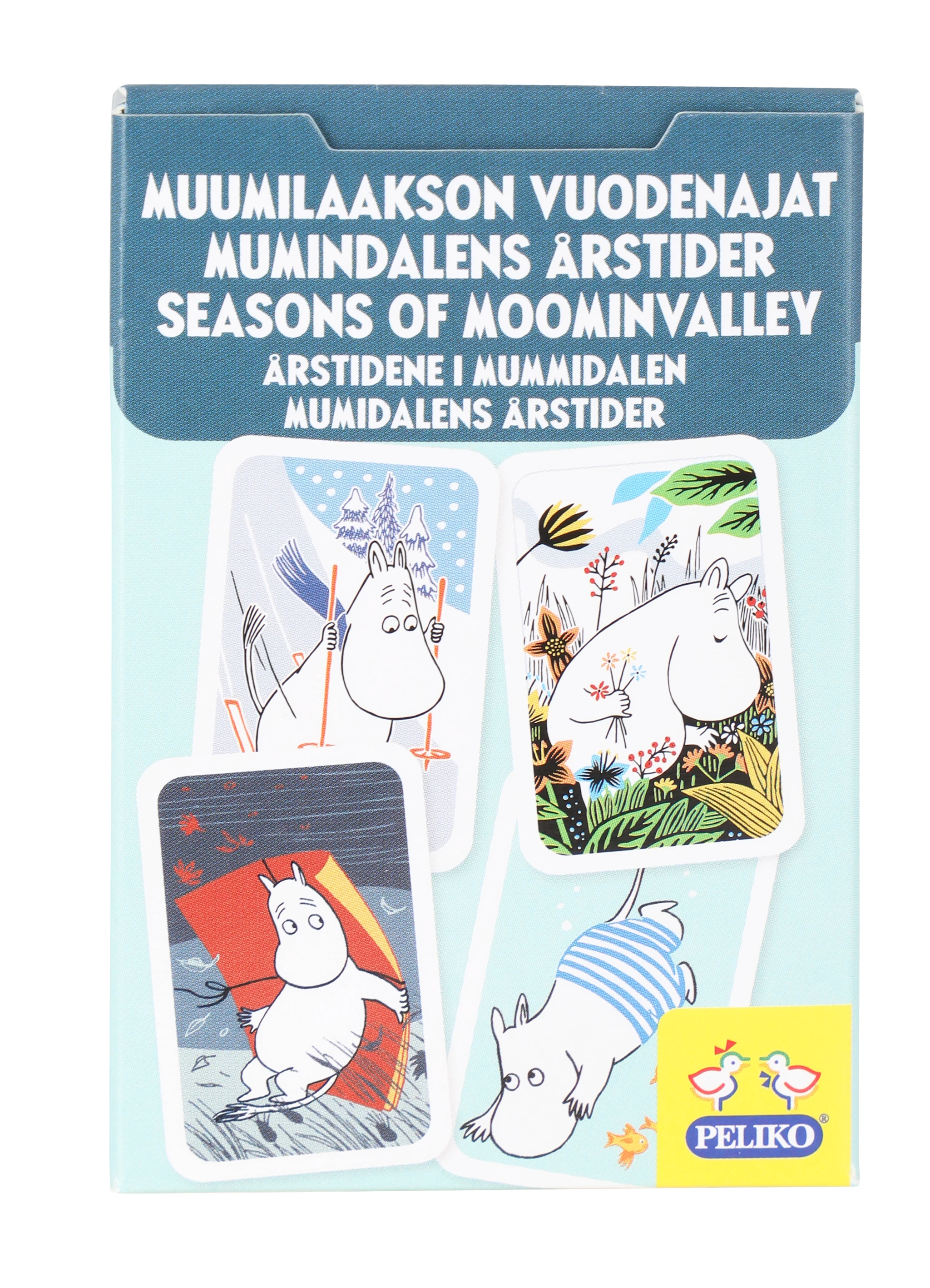 Tuotekuva ille Muumilaakson vuodenajat -korttipeli (FI/SE/NO/DK/EN)