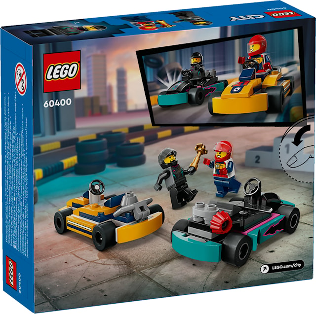 Produktbild 3 för Gokarter och racerförare LEGO® City (60400)