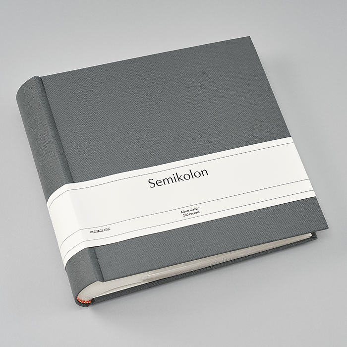 Fotoalbum Classic 200 Pockets Lava Stone Semikolon