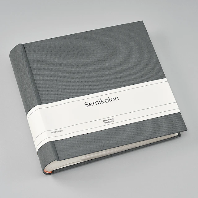 Fotoalbum Classic 200 Pockets Lava Stone Semikolon