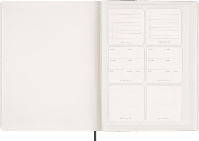 Tuotekuva 5 - Kalenteri 2026 Essential Planner Weekly Vertical XXL Musta Moleskine