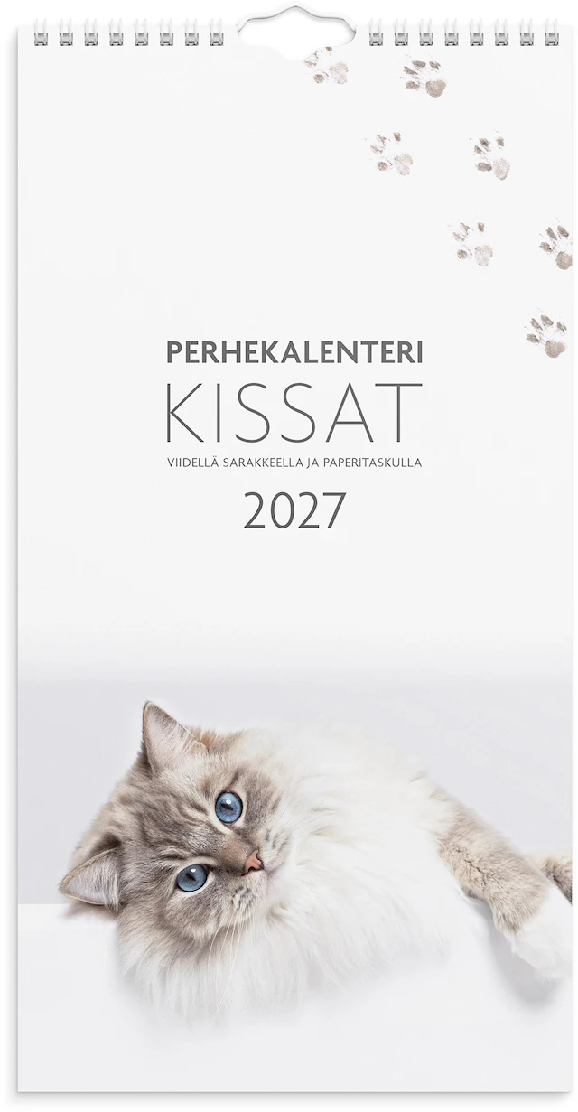 Perhekalenteri 2027 Pastelli Burde