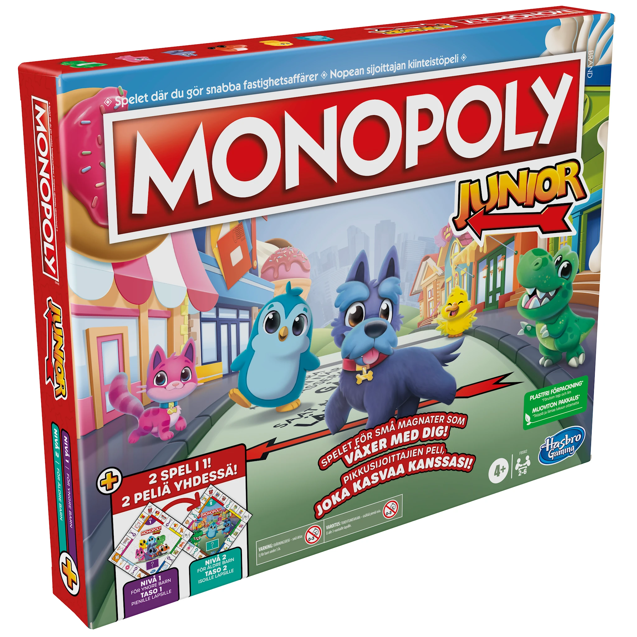 Tuotekuva ille MONOPOLY JUNIOR 2 GAMES IN 1