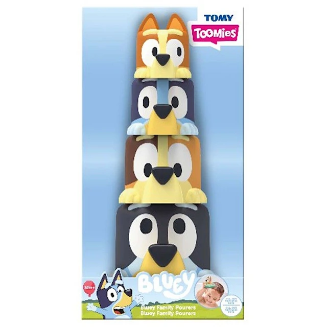 Bluey Bath Toy Bricks Toomies