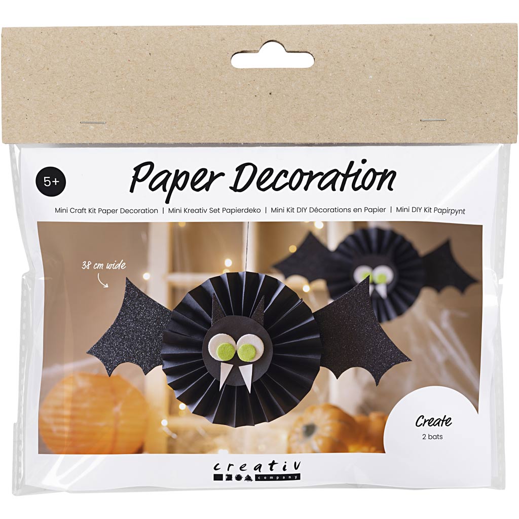 DIY Kit Fladdermöss Halloween Creativ Company