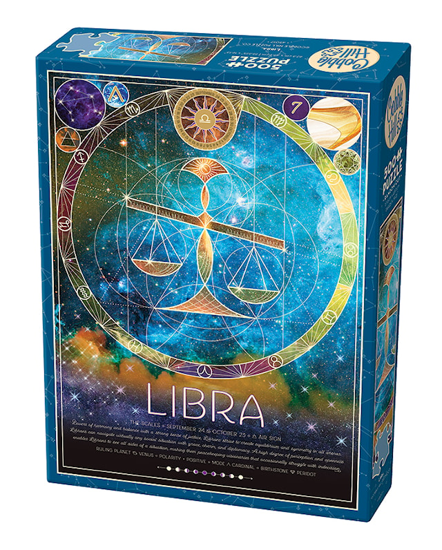 Tuotekuva 1 - Palapelit Zodiac Libra 500 palaa, Cobble Hill