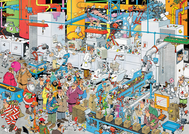 Tuotekuva 2 - Jan van Haasteren - Candy Factory palapeli 500 palaa