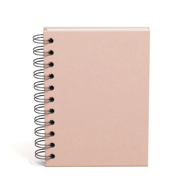 Muistikirja A6 Viivaton Dusty Pink 90 Sivua Bigso Box of Sweden