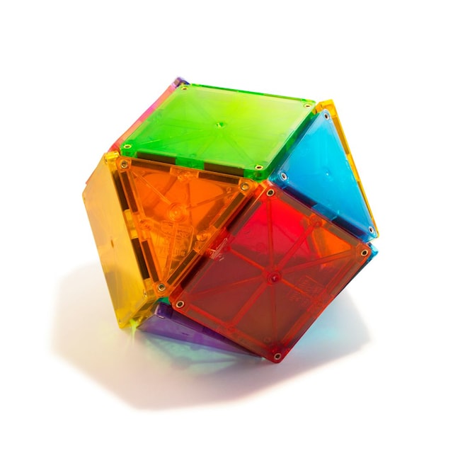 Produktbilde 2 for Magna-Tiles Clear Colours 32 deler