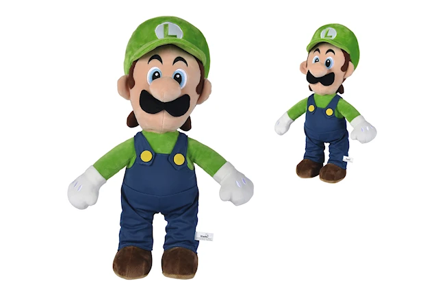 Super Mario Luigin pehmolelu 50 cm