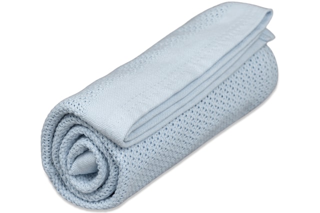 Tuotekuva 1 - Babyfilt Soft Grid EKO True Blue Vinter & Bloom
