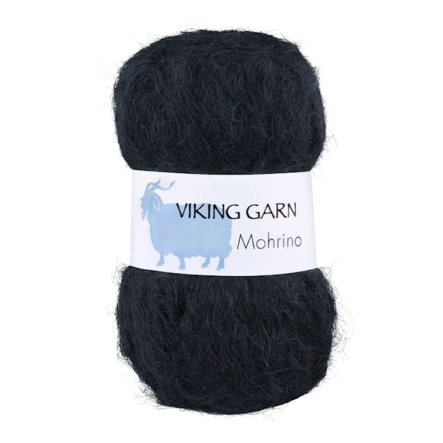 Mohrino 50 g Black 503 Viking Garn