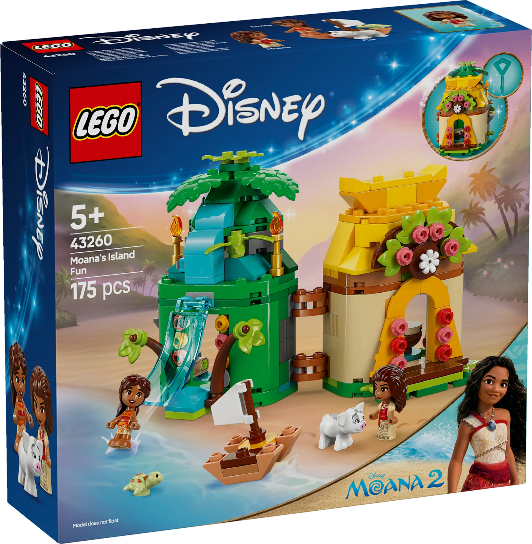 Tuotekuva ille Vaianan hauskat saaripuuhat LEGO® Disney Princess (43260)