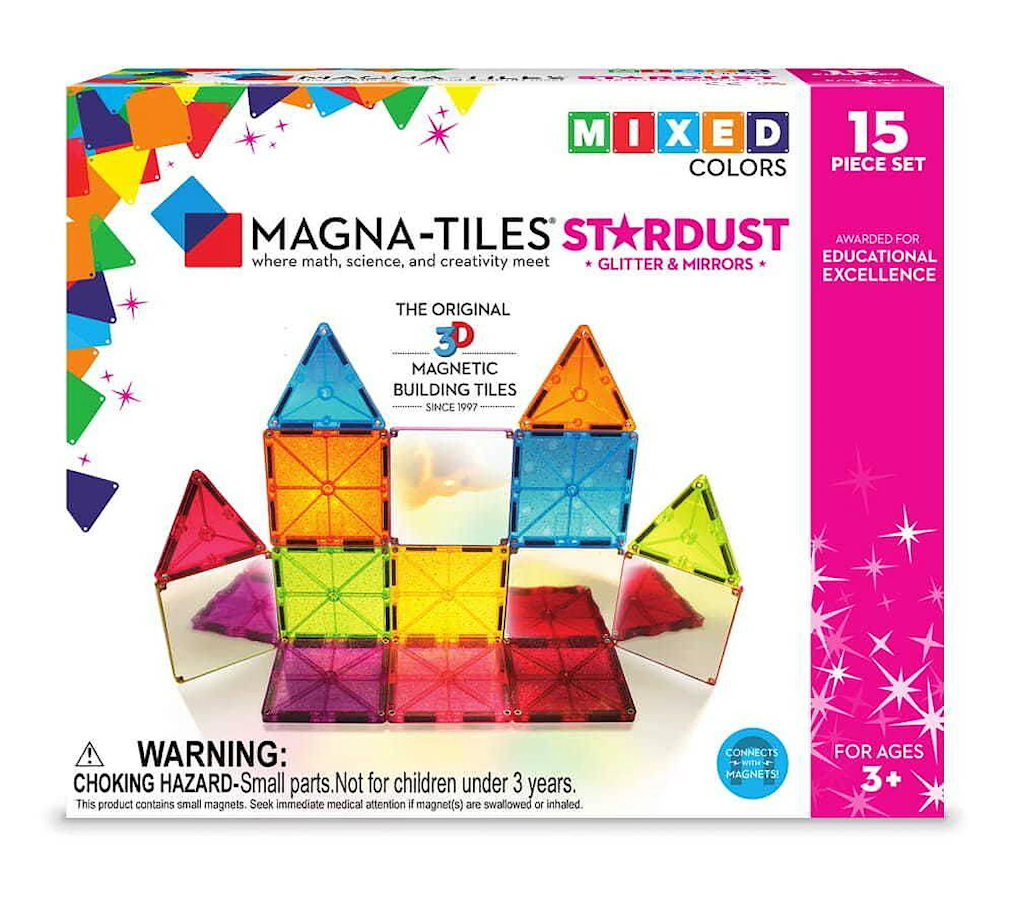 Tuotekuva ille Magna-tiles Stardust 15 Osaa