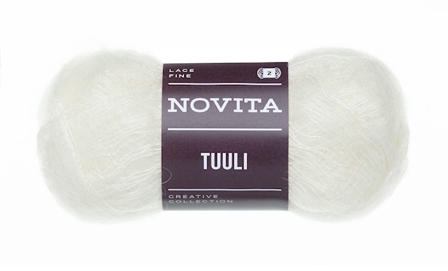 Tuuli Lanka Mohair 25 g Säde 002 Novita