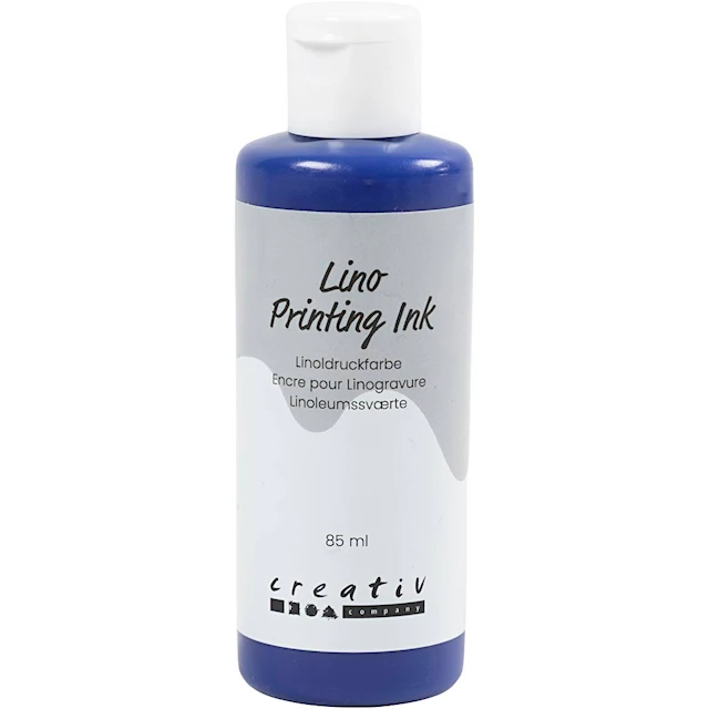 Linoväri, sininen, 85 ml/ 1 pll