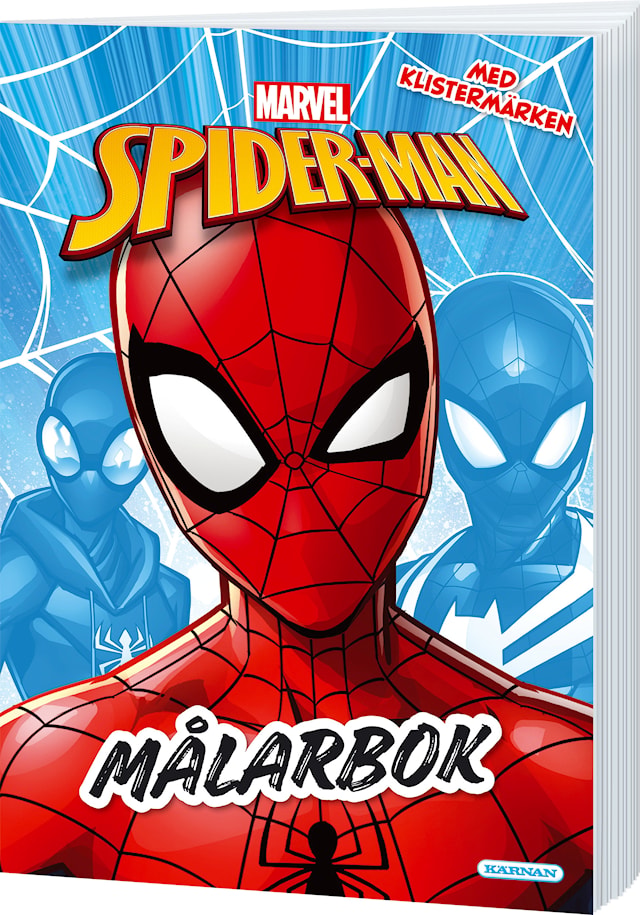Produktbild 1 för Målarbok Spiderman med klistermärken Kärnan