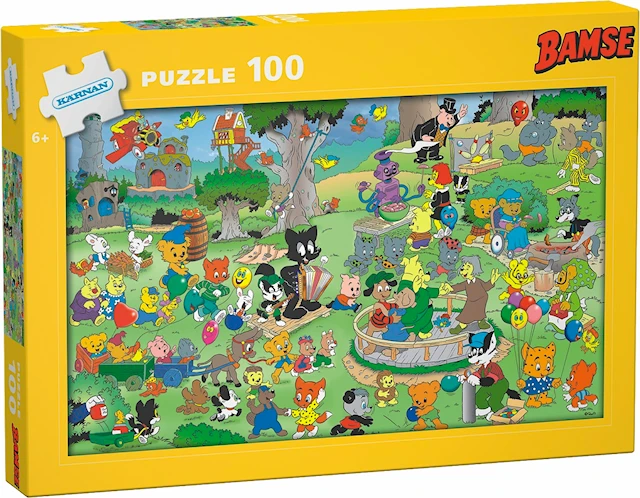Bamse Palapeli, 100 palaa