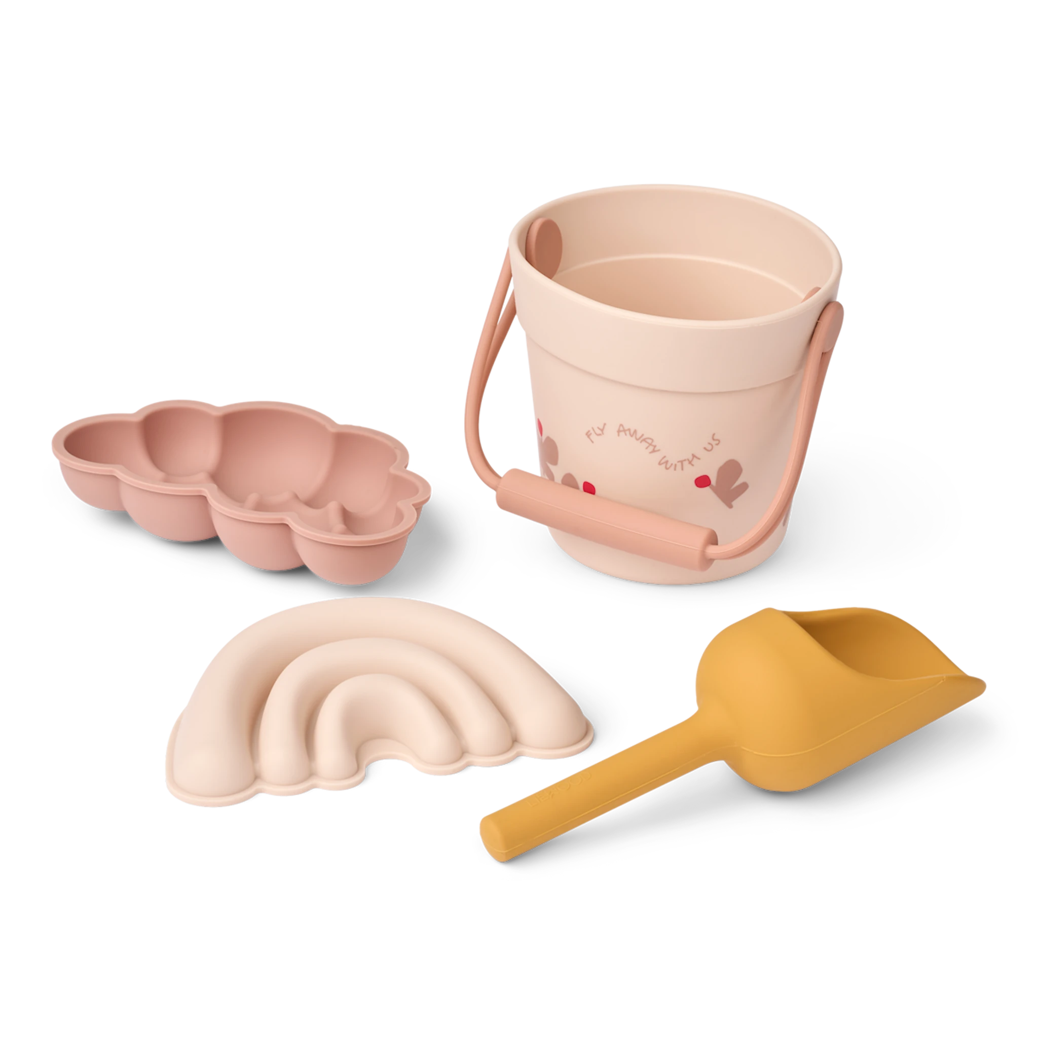 Produktbild för Kit Mini Strandset Butterfly/Apple blossom Liewood