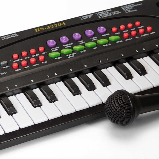 Produktbild 3 för Elektroniskt Keyboard med Mikrofon Tobar