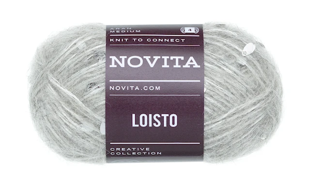 Loisto Paljettgarn 50g Pärla 4181 Novita