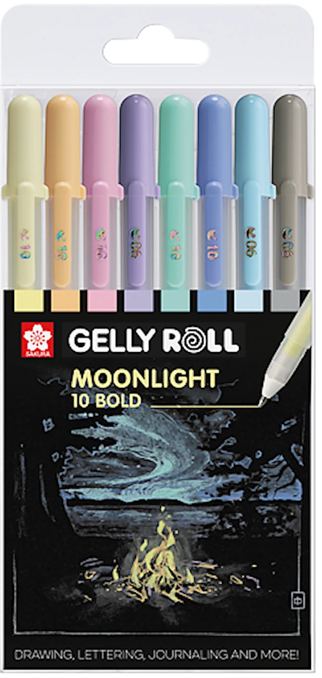 Sakura Gelly Roll Moonlight Pastell 8-set