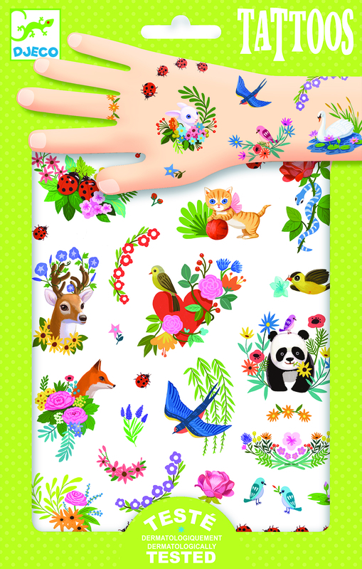 Happy Spring -tatuointi Djeco