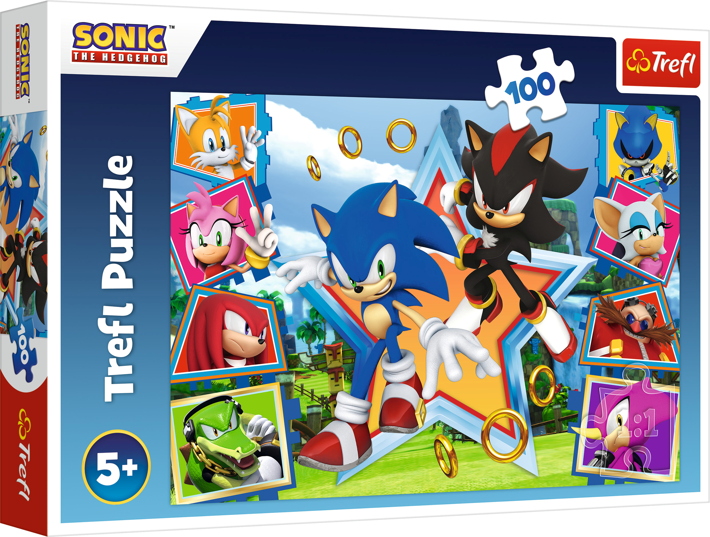 Pussel Sonic the Hedgehog 100 bitar, Trefl