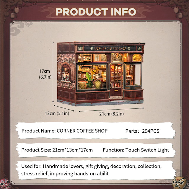 Tuotekuva 6 - Book Nook Corner Coffee Shop CuteBee
