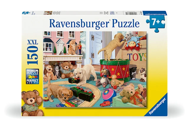 Pussel Little Paws Playtime 150 bitar XXL, Ravensburger