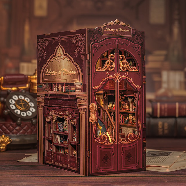 Tuotekuva 2 - Book Nook: Library of Wisdom, CuteBee