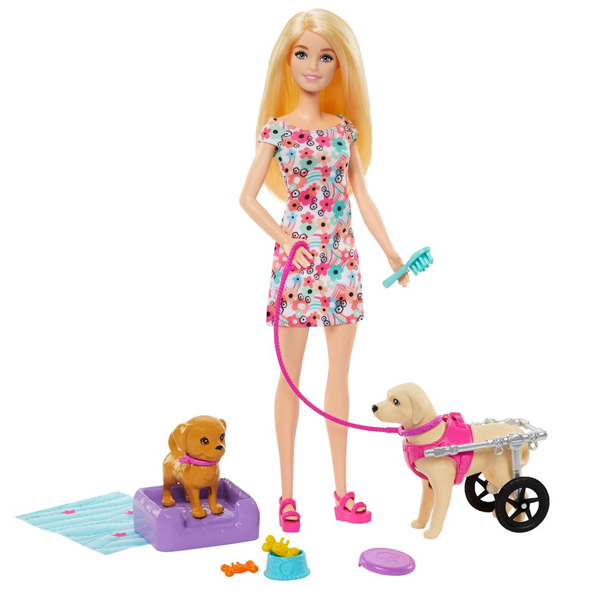 Tuotekuva ille Barbie Nukke Ja Koirat -Leikkisetti