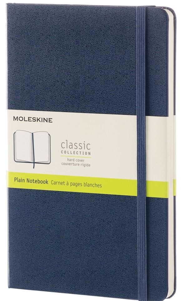Anteckningsbok Classic Hard Olinjerad Large Sapphire Blue Moleskine