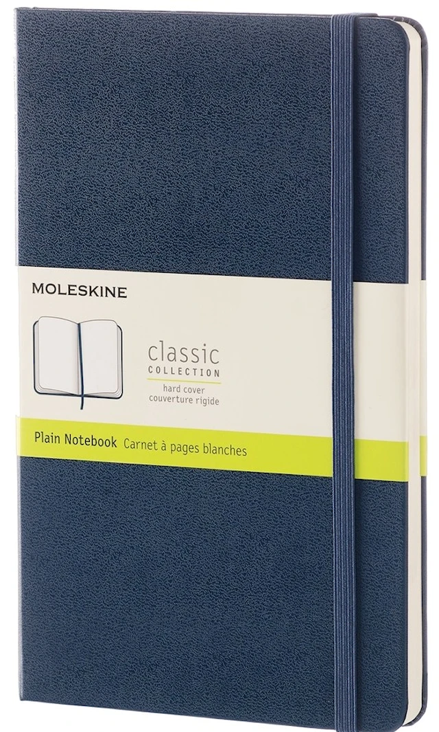 Anteckningsbok Classic Hard Olinjerad Large Sapphire Blue Moleskine