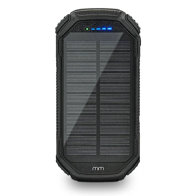 QI Solar Powerbank 20.000 mAh, Mikamax