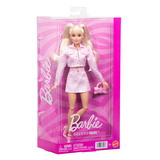 Produktbild 6 för Deluxe Style Ljusrosa Jeansjacka Barbie