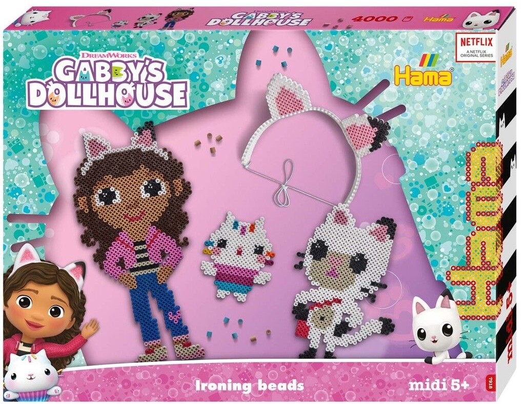 Hama Midi Presentset Gabbys Dollhouse 4000 st