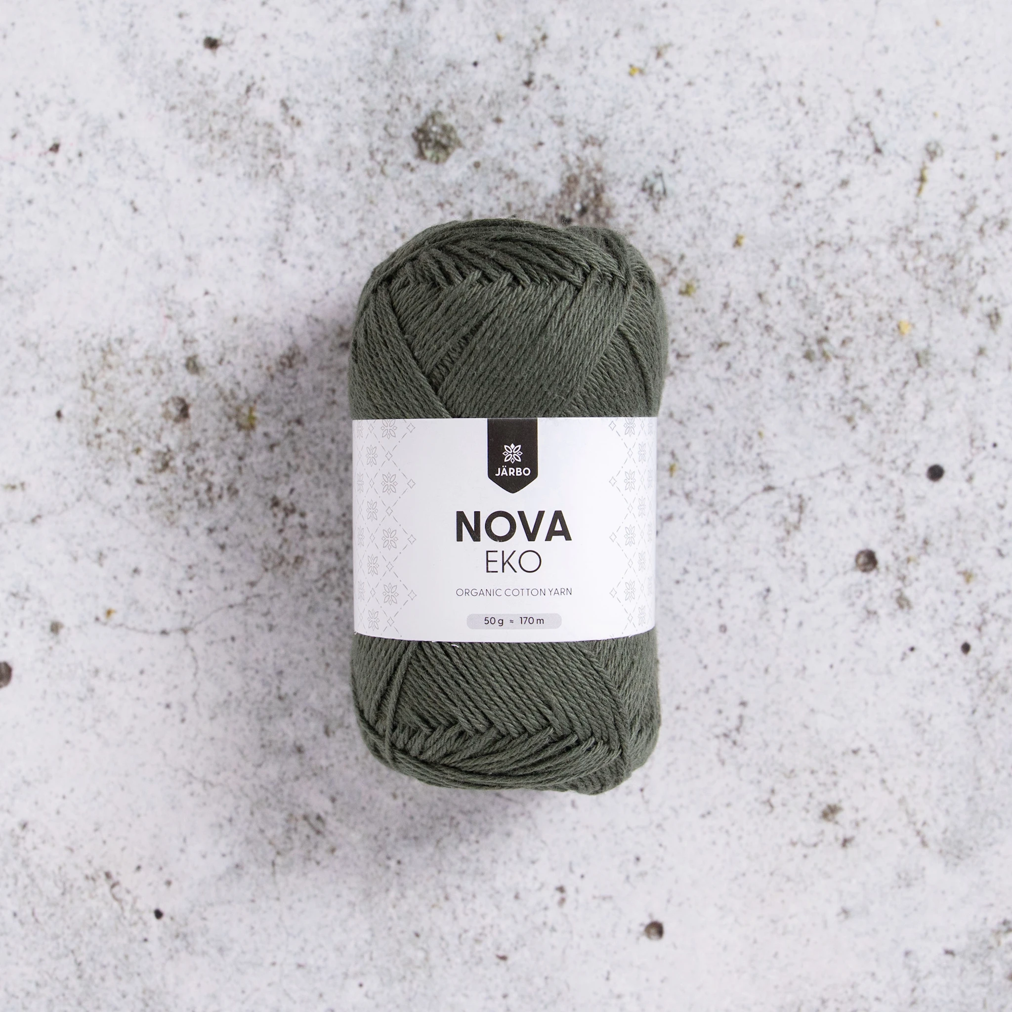 Tuotekuva ille Nova Eco Cotton 50 g Spruce Green (49) Järbo