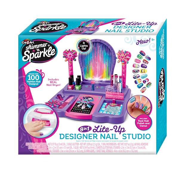 Tuotekuva 1 - Shimmer N Sparkle 8 In 1 Nail Salon W. Dryer Ass