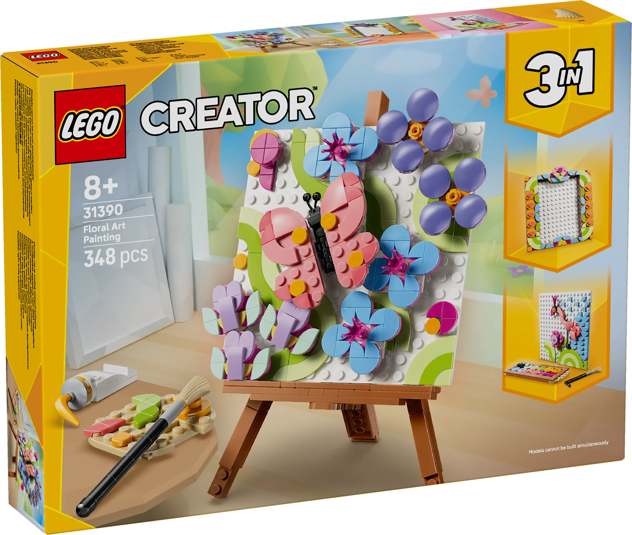 Tuotekuva ille Kukka-aiheinen maalaus LEGO® Creator (31390)
