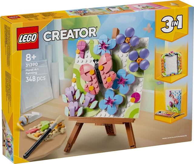 Kukka-aiheinen maalaus LEGO® Creator (31390)