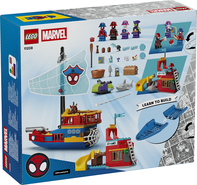 Produktbild 4 för Team Spideys piratskepp LEGO Spidey (11208)