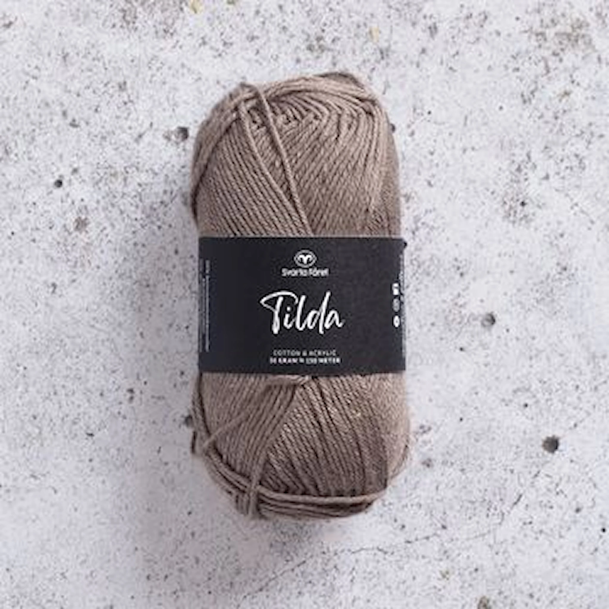 Tuotekuva ille Tilda Lanka Puuvillasekoite 50g Svarta Fåret