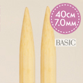 Basic Rundstickor Björk 40 cm 7,00 mm Drops