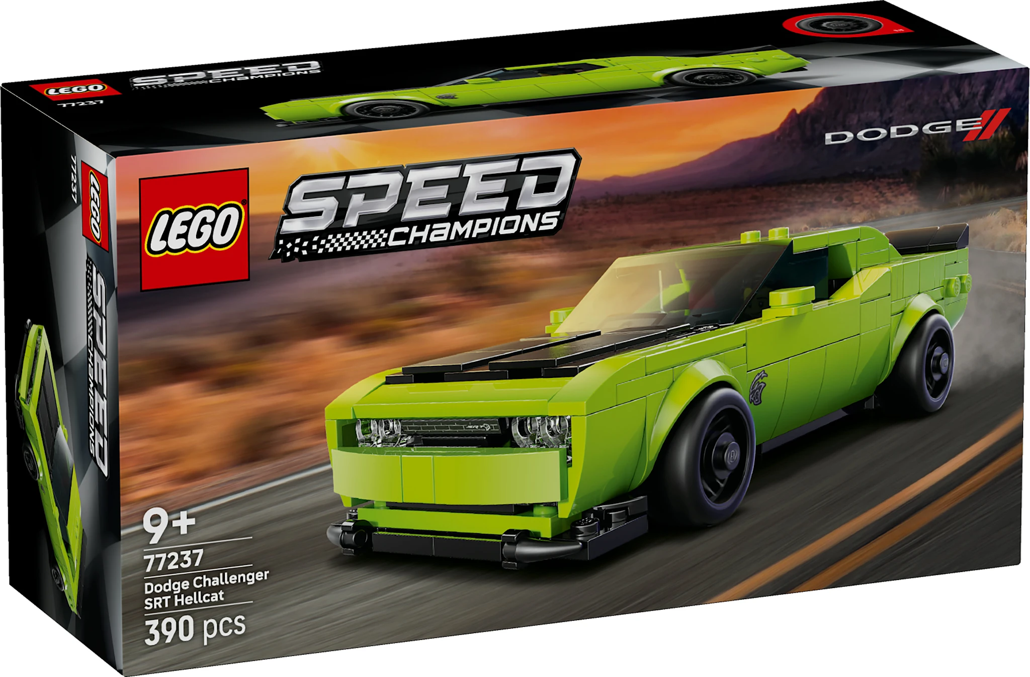 Tuotekuva ille Dodge Challenger SRT Hellcat ‑urheiluauto LEGO® Speed Champions (77237)