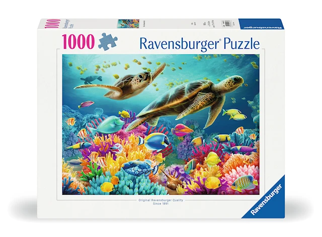 Pussel Blue Underwater World 1000 bitar, Ravensburger