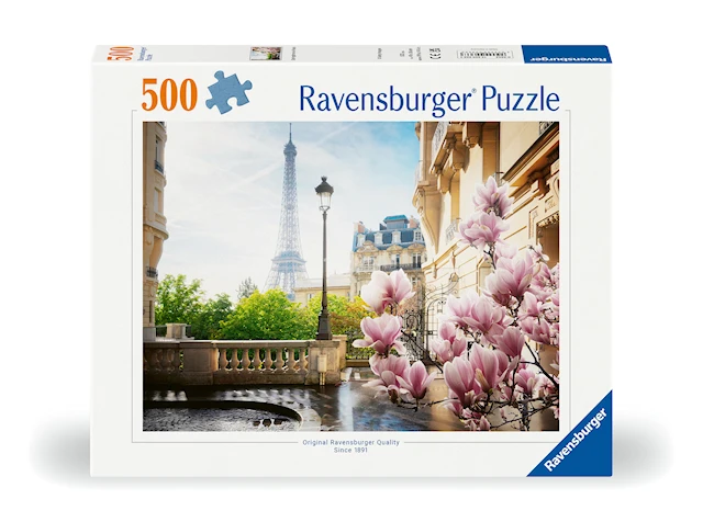 Pussel Spring In Paris 500 bitar, Ravensburger