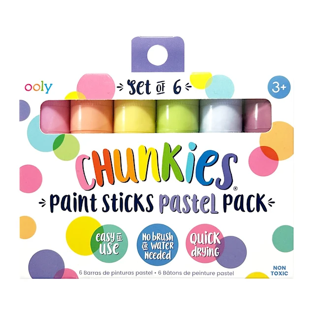 Värikynät Chunkies Pastelli 6 kpl, Ooly