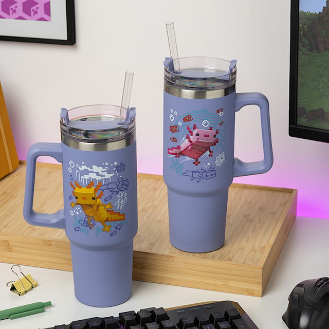 Tuotekuva 4 - Minecraft Violetti 900 ml Eristetty Mukipilli, Paladone
