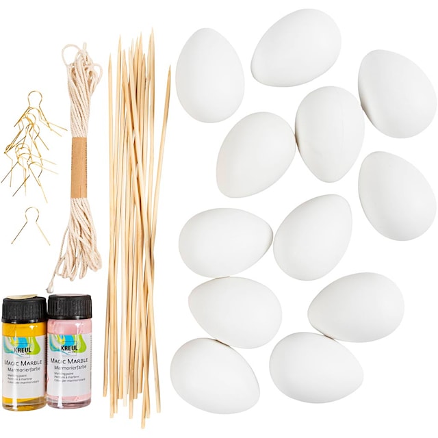 Produktbild 5 för DIY Kit Påskägg Marmorering Creative Company